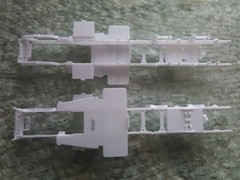 Frame Lot of 2 Peterbilt 359 Rig Semi 1/25 Truck Bare Chassis Big Tractor Model