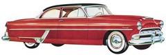 Moebius 1/25 1954 Hudson Hornet Coupe Plastic Model Kit 1213