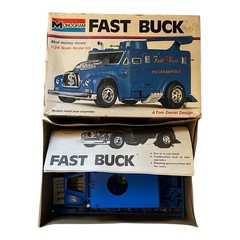 1995 Tom Daniel’s Fast Buck 1/24 Armored Truck Monogram #7533 Model Kit – Open