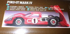 UNION FORD GT MARK Ⅳ THE MEMORIAL COLLECTIONS MODEL KIT 1/25 from Japan Rare New