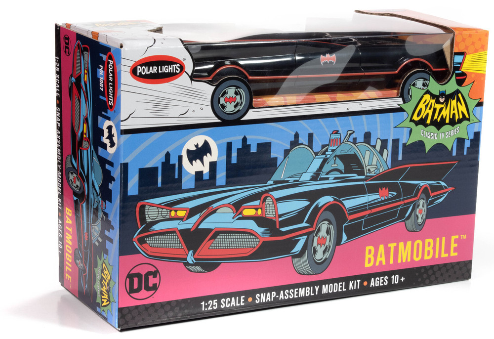 Polar Lights “Batman” Batmobile “Snap” Assembly 1:25 Scale Model Car Kit 1007
