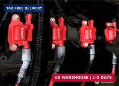 DRAGON FIRE PERFORMANCE Ignition Coil Power Pack Set Compatible with Chevy Ca…