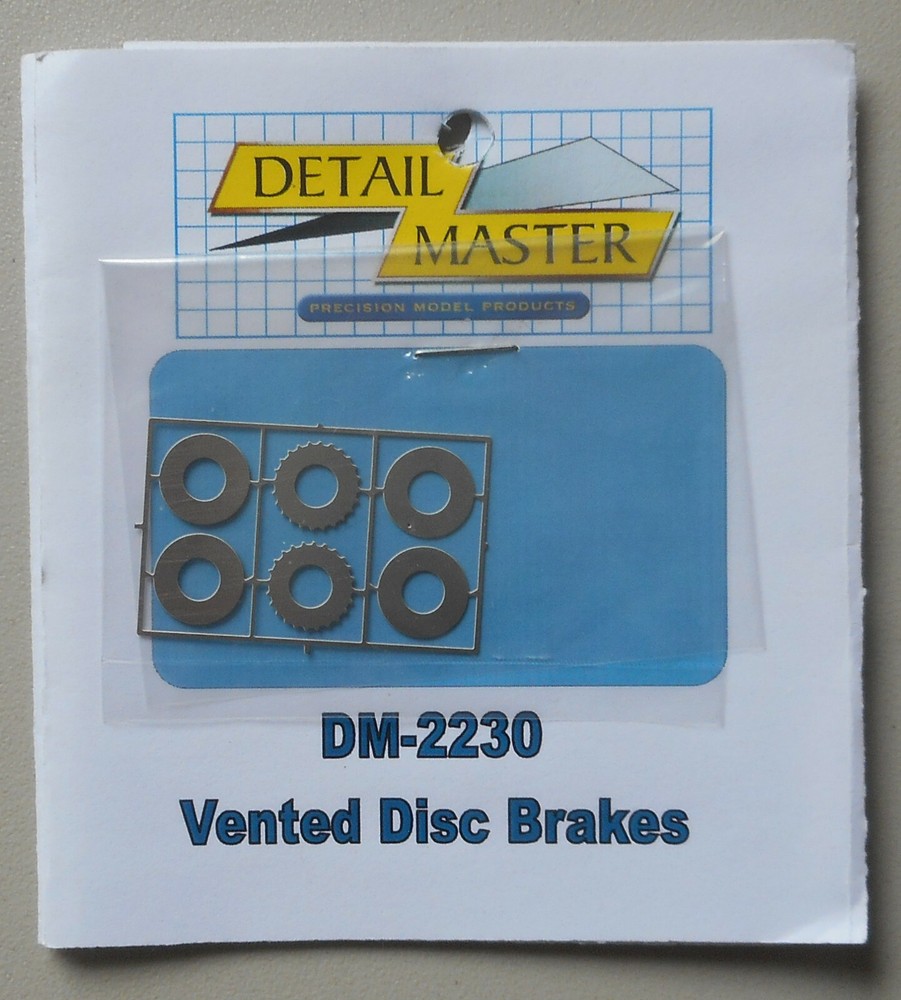 VENTED DISC BRAKES 11″ SOLID 1:24 1:25 DETAIL MASTER CAR MODEL ACCESSORY 2230