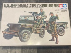 Tamiya 35015 U.S. Jeep 1/4 ton 4×4 Willys MB 1:35 Scale Model Kit 1/35 Series