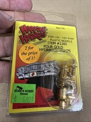 Hoppin Hydros 1101 1/25 Scale Gold Hydraulic Pumps For Lowrider Car Models