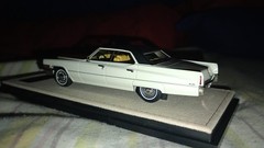 Stamp GLM Models 1970 Cadillac Sedan de Ville White w/ Black vinyl top 1/43