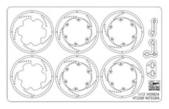 Honda VT250F Integra photo-etched parts 21766