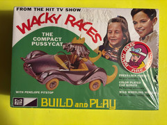 WACKY RACES PENELOPE PITSTOP COMPACT PUSSYCAT COUPE MODEL KIT MPC SEALED NEW!!!
