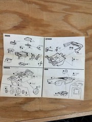 1979 Vintage AMT ’57 T-BIRD From Tv Series VEGAS #3105 1:25 Partially Built