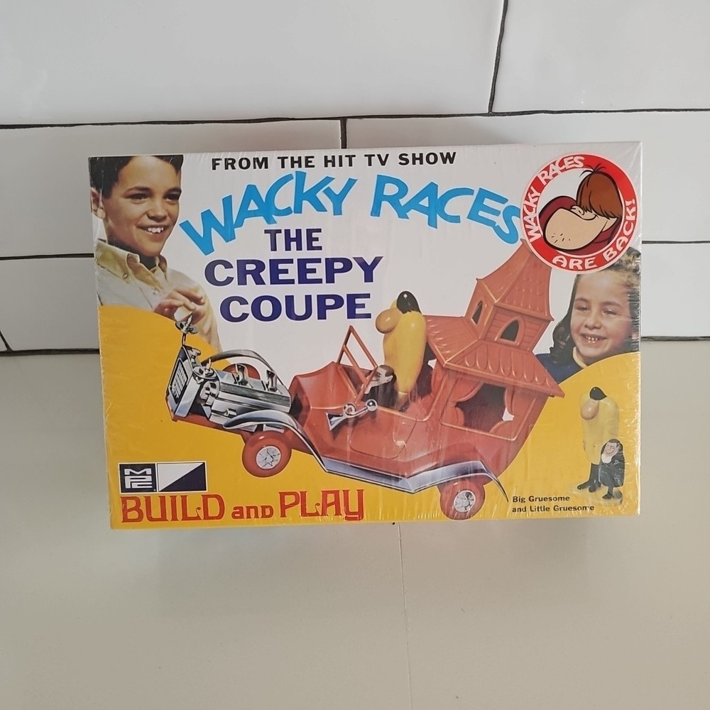 New Sealed Wacky Racers Creepy Coupe 1:25 Scale Snap Model Kit