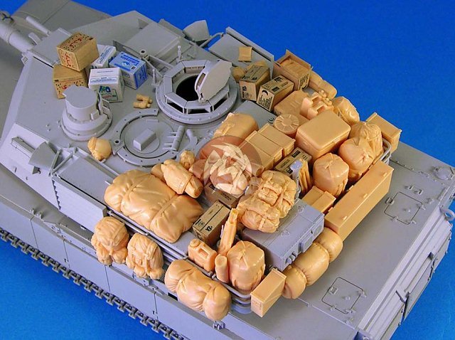 Legend 1/35 M1 Abrams MBT Tank Stowage and Accessories Set [Resin Detail] LF1163