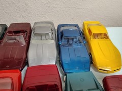 AMT ERTL Chevy Corvette Dealer Promo Model Lot of 15 Cars No Boxes – 1:25 Scale