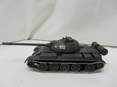 ROCO MINITANKS DBGM #163 East German Army T-54 Tank NVA 1/87 HO #322