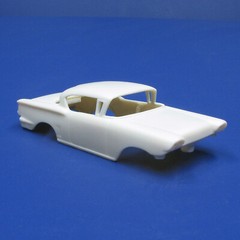 JFSL62 H:O scale Jimmy Flintstone 1958 stock Chevy Impala resin slot car body