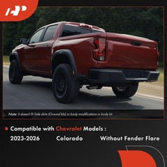 A-Premium 4PCS Mud Flaps Compatible with Chevrolet Colorado 2023-2026 (Z71 WT