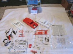REVELL 64 THUNDERBOLT BODYS MODEL KIT JUNKYARD PARTS LOT #38