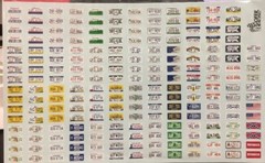 Gofer Racing 11001 x 1/24-1/25 License Plates