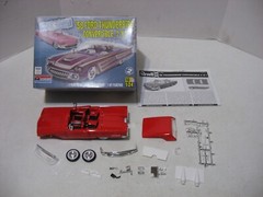 Monogram 1958 Ford Thunderbird Conv 1/24 Scale Partial Built Model Kit #85-4280
