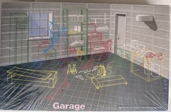 Fujimi 1/24 Garage Tools Model Kit NOS 1987 Japan Diorama Set Sealed