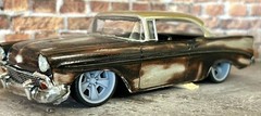 1/24 Scale: 24-Inch “Schott SS” Wheels And Tires; Resin;1/25