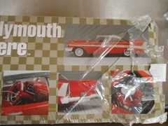 🔥 1958 PLYMOUTH BELVEDERE MODEL KIT AMT 31927 1:25 WRAPPED KIT ’58 2002 ISSUE