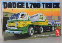 AMT DODGE L-700 & RACE CAR TRAILER 1368/06 ⭐PARTS⭐ FENDER & TUB ASSEMBLY 1:25
