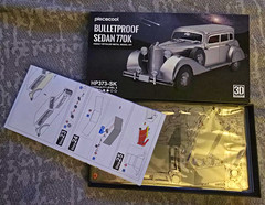 piececool Bulletproof Sedan 770K 1:54 Metal Kit No Glue HP373-SK