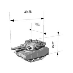 MRY-SFW SSQ144005 1/144 Q-Version Model Kit Korea K1A1 Main Battle Tank