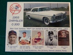 NUMBERED FIRST RUN COA 1955 CHRYSLER 300 Owner & Moebius PRESIDENT Signed KIT