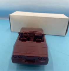 1988 Chevrolet Corvette Roadster Dark Red Dealer Promo 6095EO New In Box!