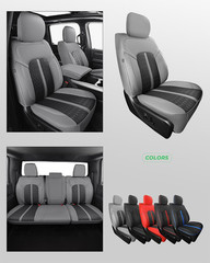 Leather Car Seat Covers for Dodge Ram 1500 2019-2026 Crew Cab, Custom Fit Big Ho