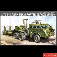 Academy 1/72 US Tank Transporter Dragon Wagon Trailer Plastic Model Kit #13409