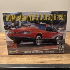 Revell 90 Mustang LX 5.0 Drag Racer New Sealed Box 1/25 Scale Model Kit 85-4195