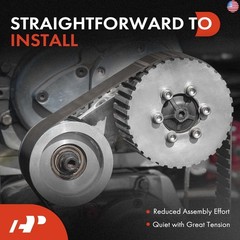 A-Premium Belt Tensioner Assembly with 2 Pulleys Compatible with Toyota Camry