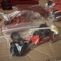 IMC #107-200 Dodge Little Red Wagon Plastic Model Kit 1/25th Lot Of Three Parts