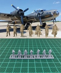 1/144 WWII USA Heavy Bomber crews (fine detail) Resin kit