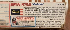 SUPER RARE(1973)-REVELL|BMW R75/5|WUNDERBIKE|1:8 Motorcycle Kit#1552|UNBUILT!!!