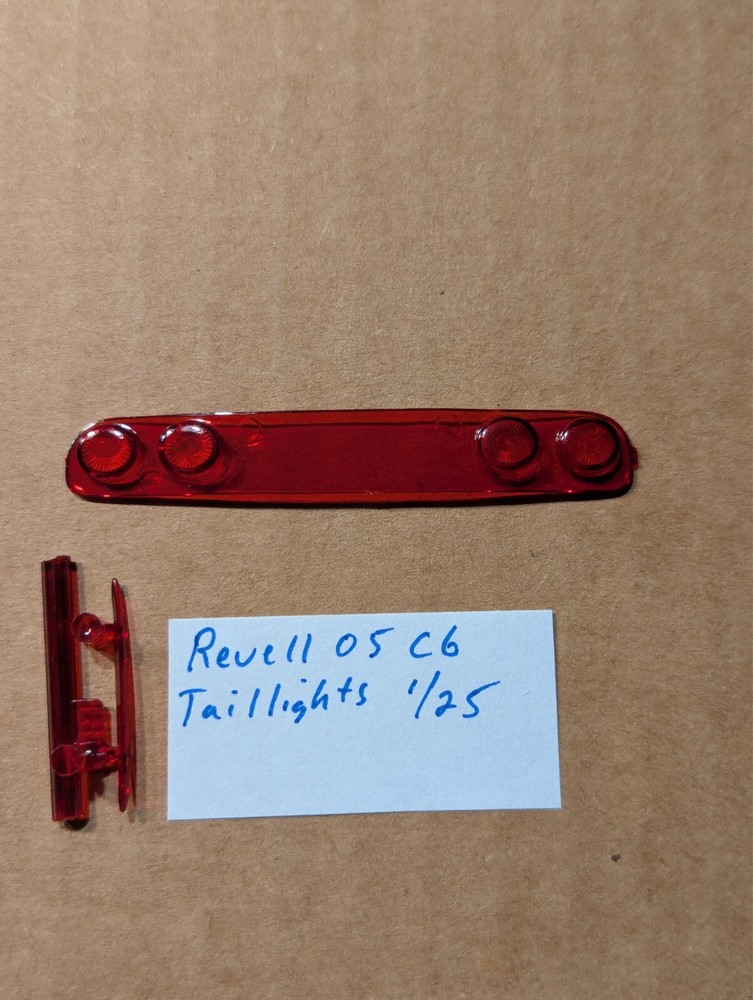 REVELL 05 CHEVY C6 CORVETTE TAILLIGHTS NEW! 1/25