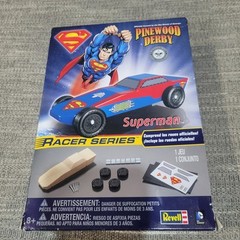 Revell Pinewood Derby Superman Racer Kit, New in Box 🔥