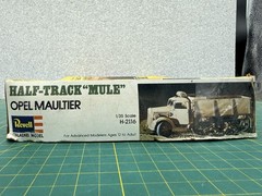 Vintage Revell/Italeri 1/35 Scale Opel Half-Track “Mule” Model Kit #H-2116