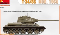 MINIART 37089 1/35 Scale T-34/85 MOD. 1960 Model Kit