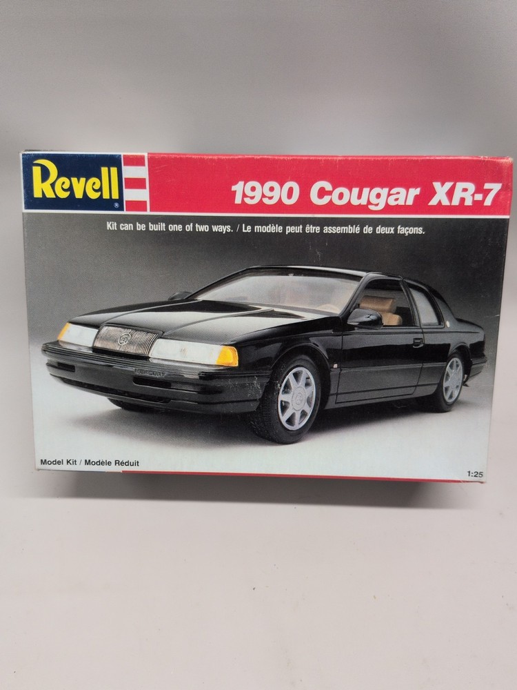 Revell 7185 – 1990 Mercury Cougar XR-7 Car 1:25 ’90 XR7 New Open Box