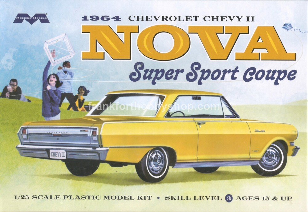 Moebius #2320 1/25 1964 Nova Super Sport