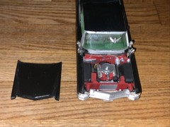 Cadillac 1963 Model Built Incomplete Diorama, Kit bashing, Junkyard Etc.