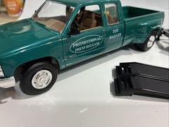 1995 Chevrolet 3500 Dually Promo Press Release With Trailer 1995 Corvette Conv