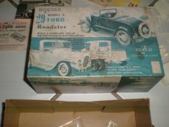 Vintage 1960s AMT ’29 Ford Model A Roadster 3 n 1 Double Kit(2 Cars) w/ALA-Kart