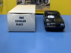 DEALER PROMO 1982 CHEVY CAVALIER BLACK WITH BOX