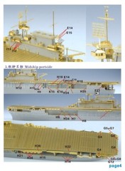 FS700127 1/700 WWII USS Enterprise CV-6 1943 Aircraft Carrier Upgrade Set for Tr
