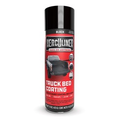 Herculiner Aerosol Spray Truck Bed Liner, 15 oz, Black, Textured, 6-7 sq ft