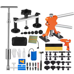 69 PCS Dent Repair Kit, Auto Car Body Paintless Dent Removal Tool Kit, Golden Li